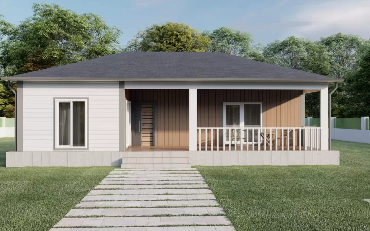 124 m² Tek Kat Çelik SS-1124