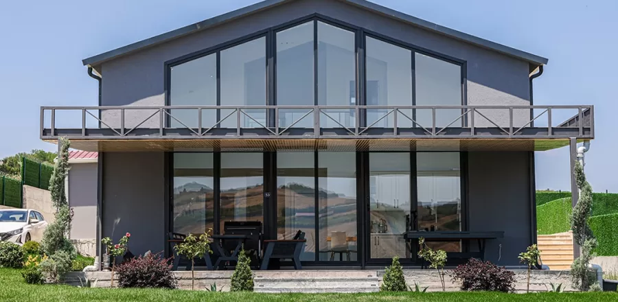 Gelibolu 130 m² Çift Kat Çelik Ev Projesi 3