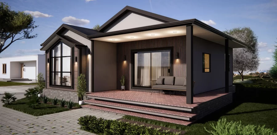 86 m² Tek Kat Çelik 2