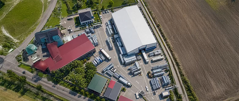 Çelik ve prefabrik üretim alanı