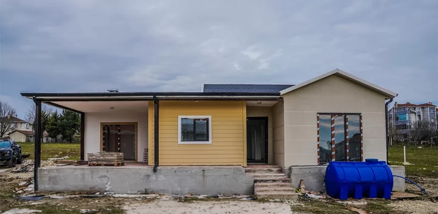Çatalca 115 m² Tek Kat Çelik Ev Projesi 3