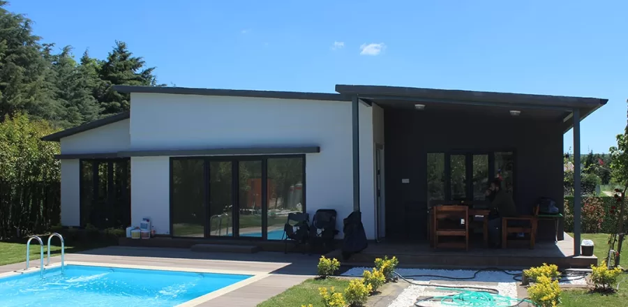 Çatalca 99 m² Tek Kat Prefabrik Ev Projesi 2