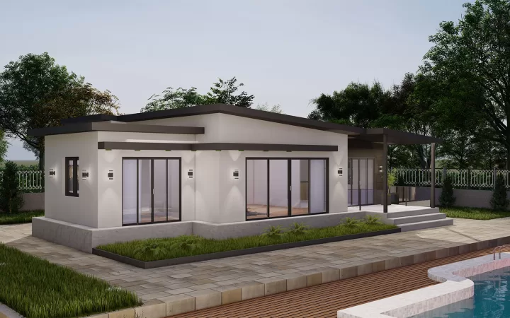 99 m² Tek Kat Prefabrik PS-1099