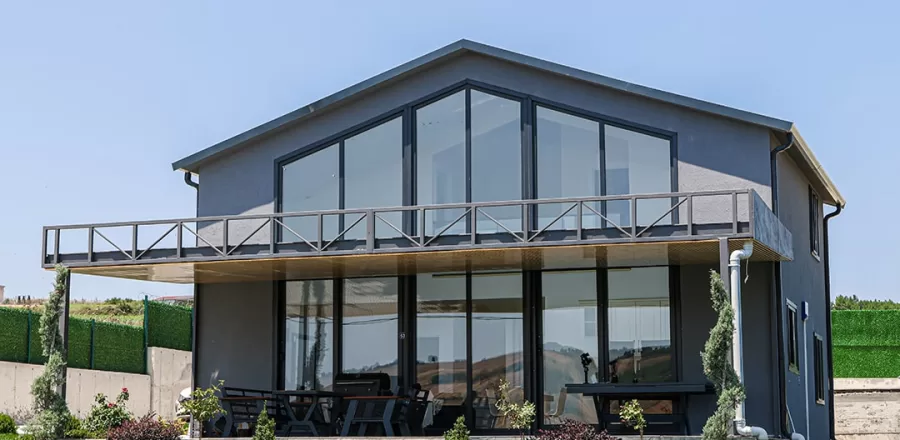 Gelibolu 130 m² Çift Kat Çelik Ev Projesi 2