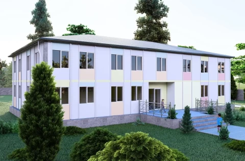 Okul ve Eğitim Binaları Prefabrik Okul ve Eğitim Binası 463m2