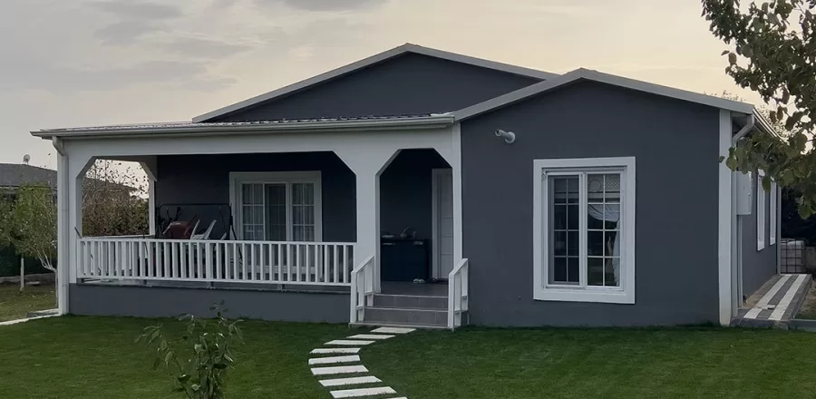 Erbağ 100 m² Tek Kat Çelik Ev Projesi 2