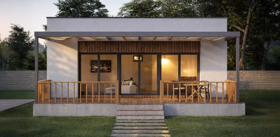 82 m² Tek Kat Çelik 3