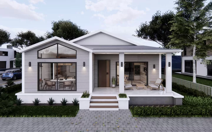 90 m² Tek Kat Çelik SS-1091