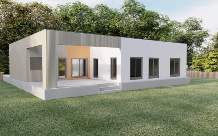 135 m² Tek Kat Çelik SS-1135