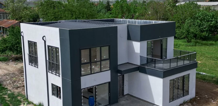 Silivri 205 m² Çift Kat Çelik Ev Projesi 2