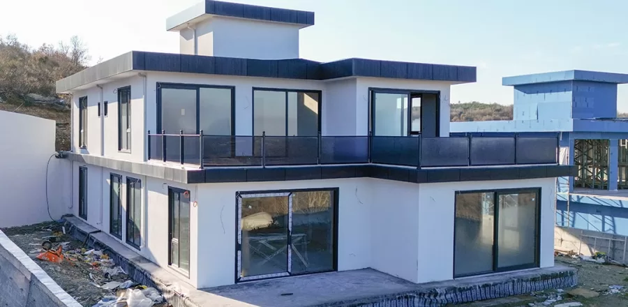 Arnavutköy'de Toplu Çelik Villa Projesi 2