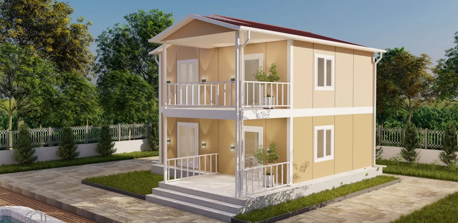 114 m² Çift Kat Prefabrik 3