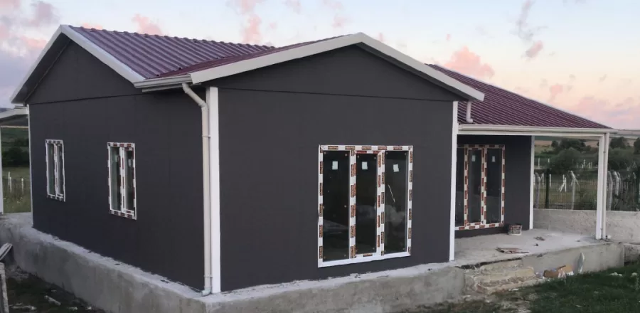 Çatalca 90 m² Tek Kat Prefabrik Ev Projesi 2