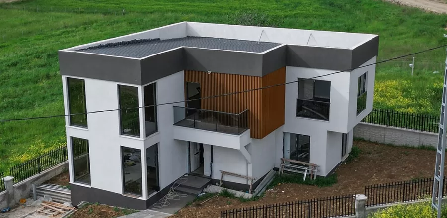 Silivri 170 m² Çift Kat Çelik Ev Projesi 3