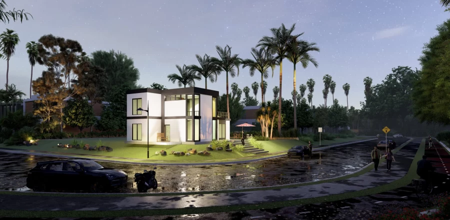 174 m² Çift Kat Çelik 2