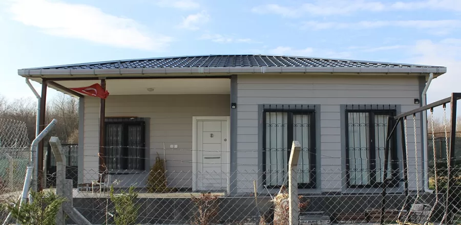 Keşan 74 m² Tek Kat Prefabrik Ev Projesi 2