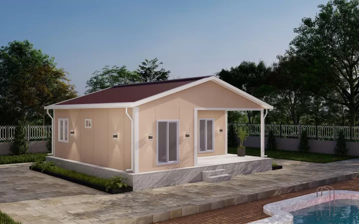 60 m² Tek Kat Prefabrik PS-1060