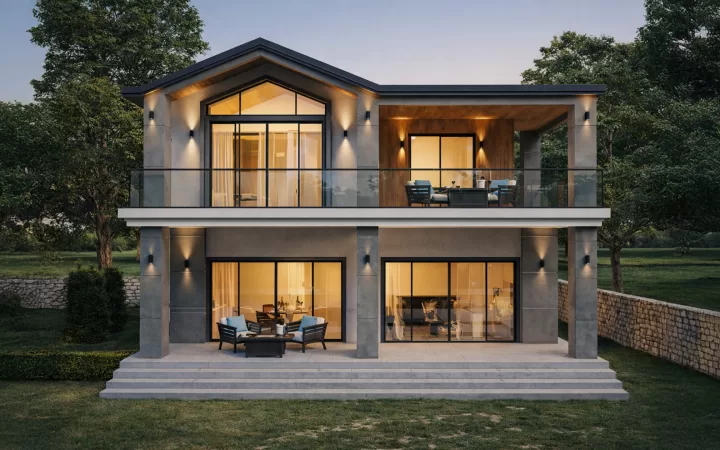 220 m² Çift Kat Çelik SD-2220