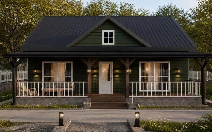 135 m² Country House Soren