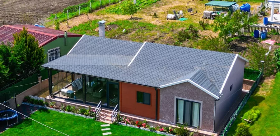 Çatalca 120 m² Tek Kat Çelik Ev Projesi 2