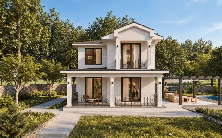 150 m² Çift Kat Çelik SD-2151