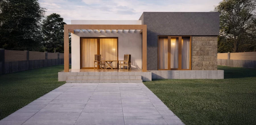 105 m² Tek Kat Çelik 3