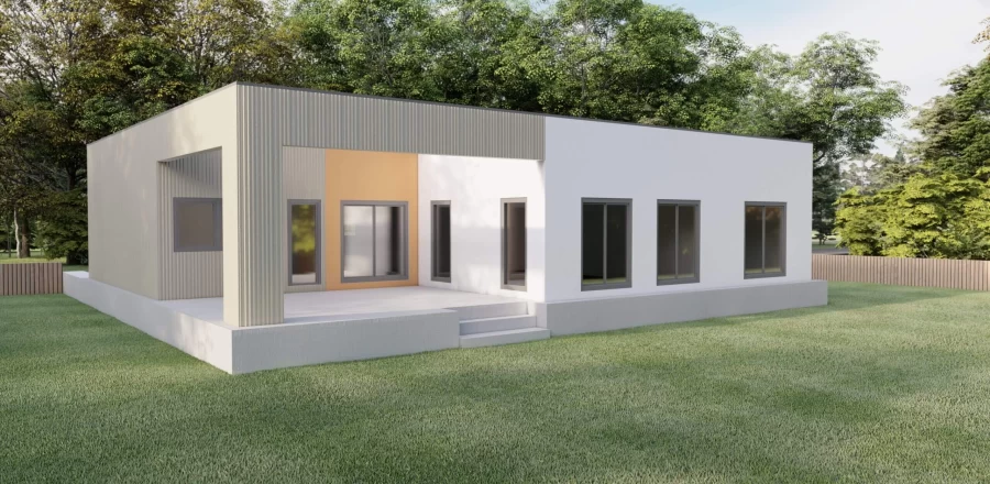135 m² Tek Kat Çelik 2