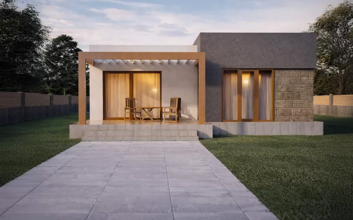 105 m² Tek Kat Çelik SS-1105