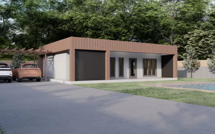 128 m² Tek Kat Çelik SS-1128
