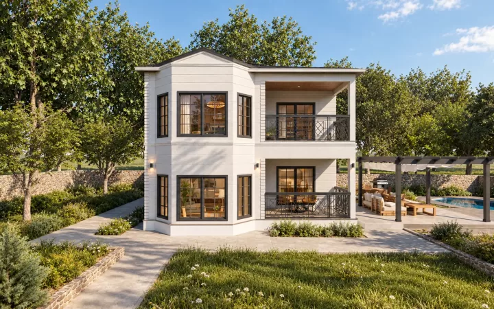 160 m² Çift Kat Çelik SD-2160