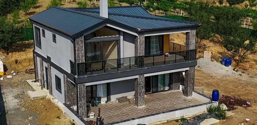 Sakarya'da İnşa Edilen 200 m² Çift Katlı Çelik Ev 3