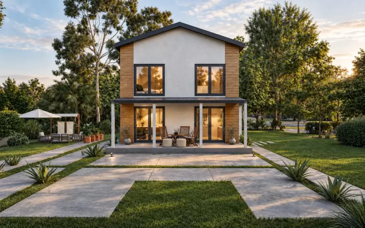 120 m² Çift Kat Çelik SD-2120