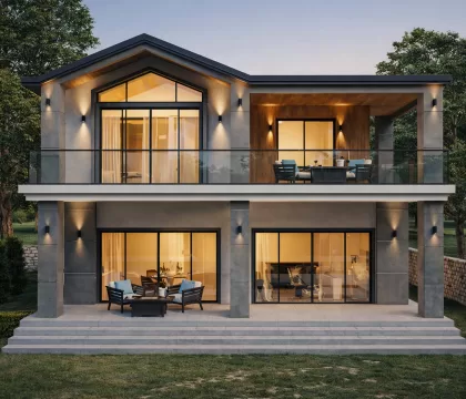 Modern çelik ev modeli