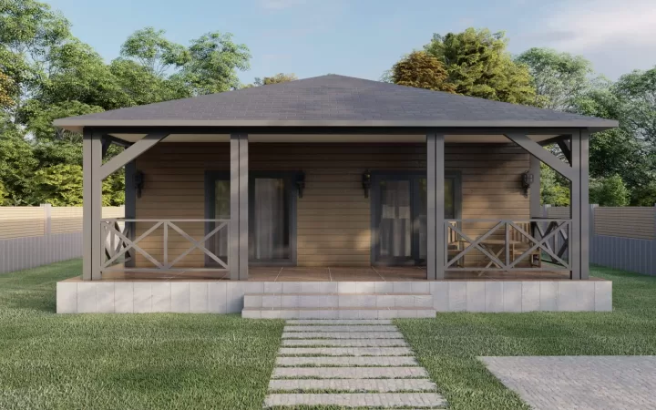 100 m² Tek Kat Çelik SS-1100