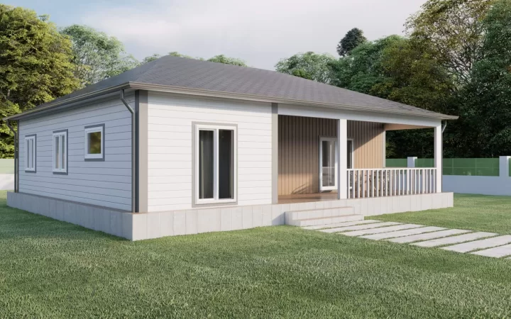 124 m² Tek Kat Çelik SS-1124