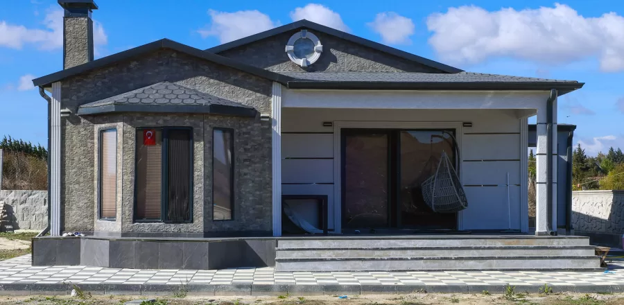91 m² Tek Kat Çelik Ev - Doğal Dokularla Modern Yaşam 2