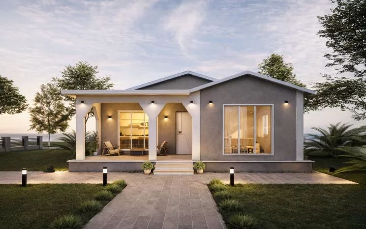 90 m² Tek Kat Çelik SS-1090