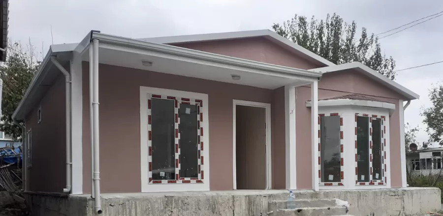 Gökçeada 90 m² Tek Kat Prefabrik Ev Projesi 3